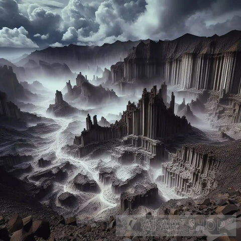 Ghastly Nuances Nature Ai Art