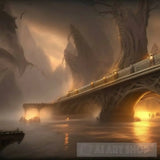 Ghost Bridges Ai Artwork