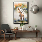 Giraffe In The Wild Animal Ai Art