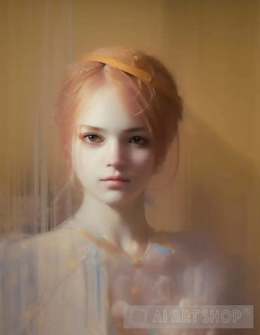 Girl From The Land Of Seashell 1 Portrait Ai Art
