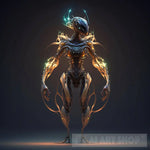 Glowing Alien Creature #1 Ai Artwork