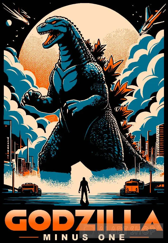 Godzilla Minus One AI Artwork