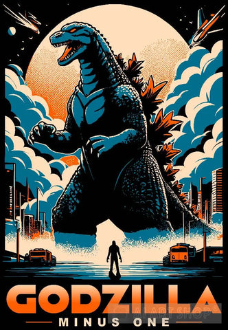 Godzilla Minus One Ai Artwork - Digital Download 3000X4400Px