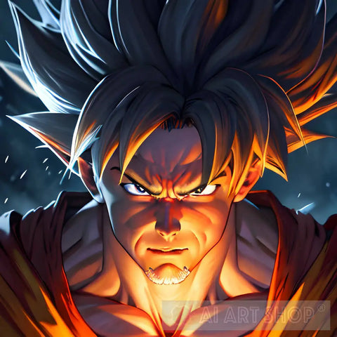 Goku Anime Style #1 Ai Artwork