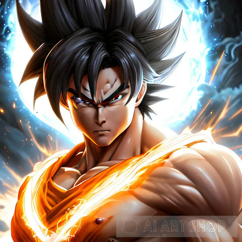 Goku Anime Style #7 Ai Artwork