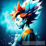 Goku Super Saiyan #1 Portrait Ai Art