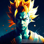 Goku Super Saiyan #4 Portrait Ai Art