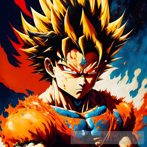 Goku Super Saiyan #6 Portrait Ai Art