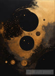 Gold And Copper Abstract Ai Art