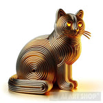 Golden Cat Animal Ai Art