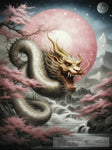 Golden Dragon Ai Painting