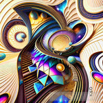 Golden Era Abstract Ai Art