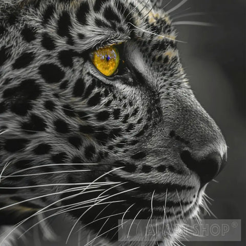 Golden Gaze: The Leopard’s Mystique Ai Artwork