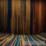 Golden Stripes Abstract Ai Art