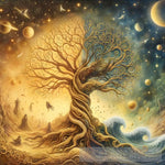 Golden Tree Of Life Ai Artwork