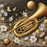 Golden Trumpet Ai Artwork