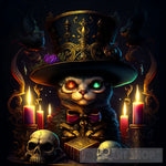 Gothic Fantasy Cat 2 Animal Ai Art