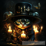 Gothic Fantasy Cat Animal Ai Art