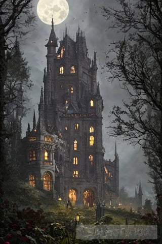 Gothic Mid-Evil Castle #2 Architecture Ai Art