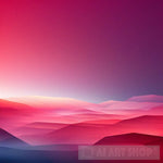 Gradient Sunset Ai Painting