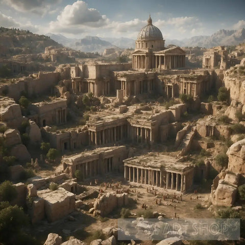 Grandeur Of The Roman Empire Architecture Ai Art