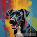 Great Dane Puppy Pop Art Animal Ai