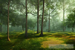 Green Forest In The Morning Nature Ai Art