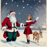 Greetings From Santa: Wishing You A Season Filled With Love And Happiness. Portrait Ai Art
