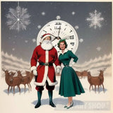 Greetings From Santa: Wishing You A Season Filled With Love And Happiness. Portrait Ai Art