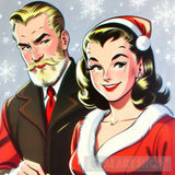 Greetings From Santa: Wishing You A Season Filled With Love And Happiness. Portrait Ai Art