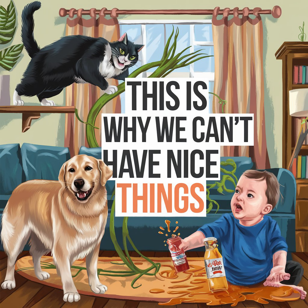 Nice Things? Not Today: A Playful Scene of Chaos