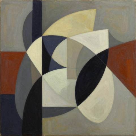 Balanced Forms | Abstract Geometric Modern Wall Art