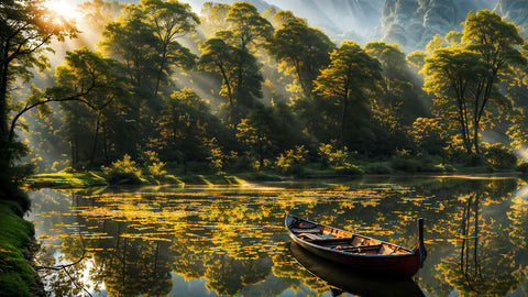 Tranquil Lake Journey