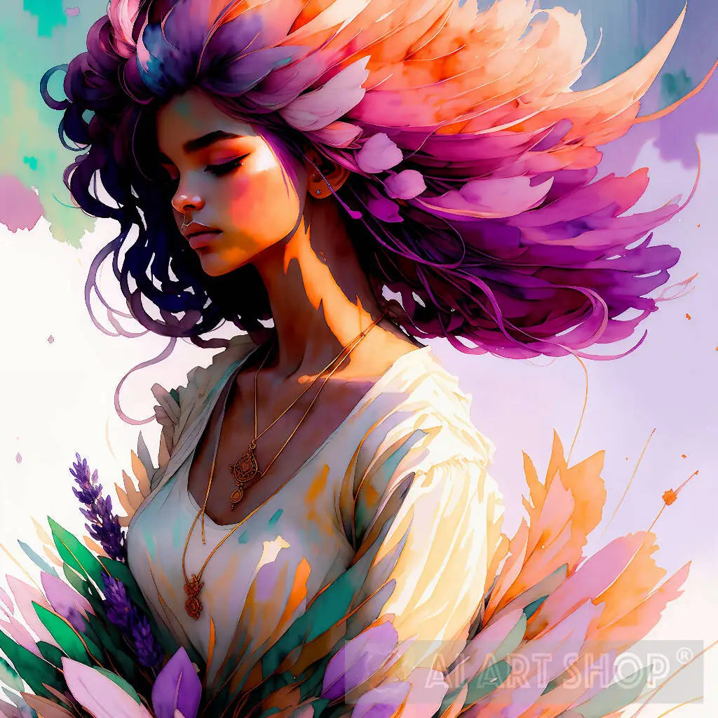 hair, wind, girl