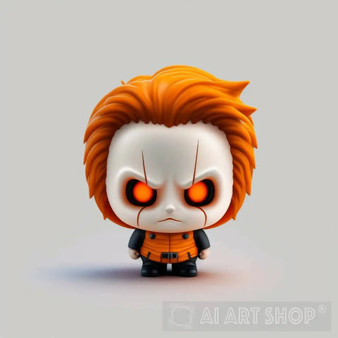 Halloween Chibi Chucky Ai Artwork