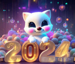 Happy New Year 2024 Ai Artwork