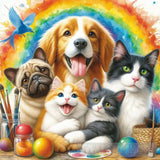 Happy Pets Animal Ai Art