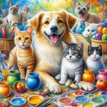 Happy Pets Animal Ai Art