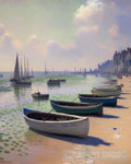 Harbor Morning Impressionism Ai Art