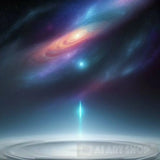 Harmony Of Time And Space Portrait Ai Art