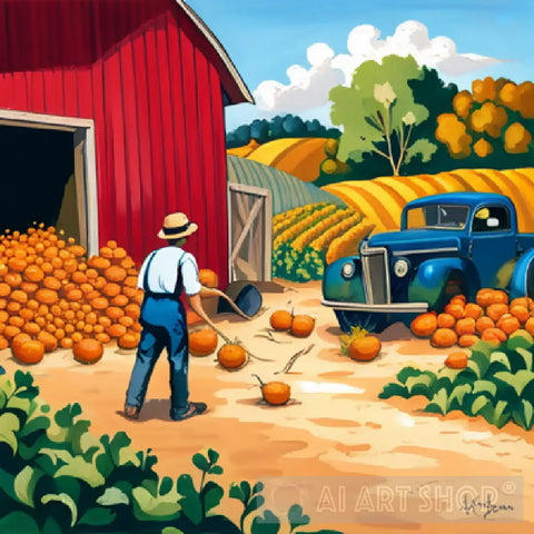 Harvest Time Expressionism Ai Art