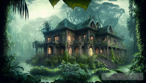 Haunted Mansion Ai Artwork