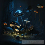 Haunted Mushroom Mystical Evening Surrealism Ai Art