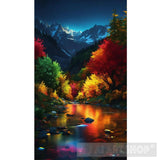 Hawaiian Landscape Abstract Ai Art