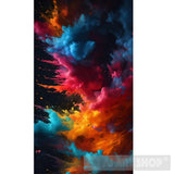 Hawaiian Landscape Abstract Ai Art