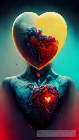 Heart Of Hearts Ai Artwork