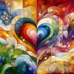 Heart Of Love Abstract Ai Art