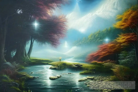 Heaven On Earth Landscape Ai Art