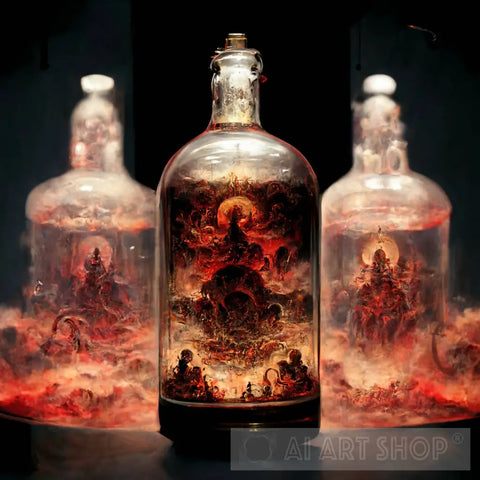 Hell In A Bottle Ai Painting