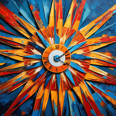 Abstract Style Clock Abstract clock